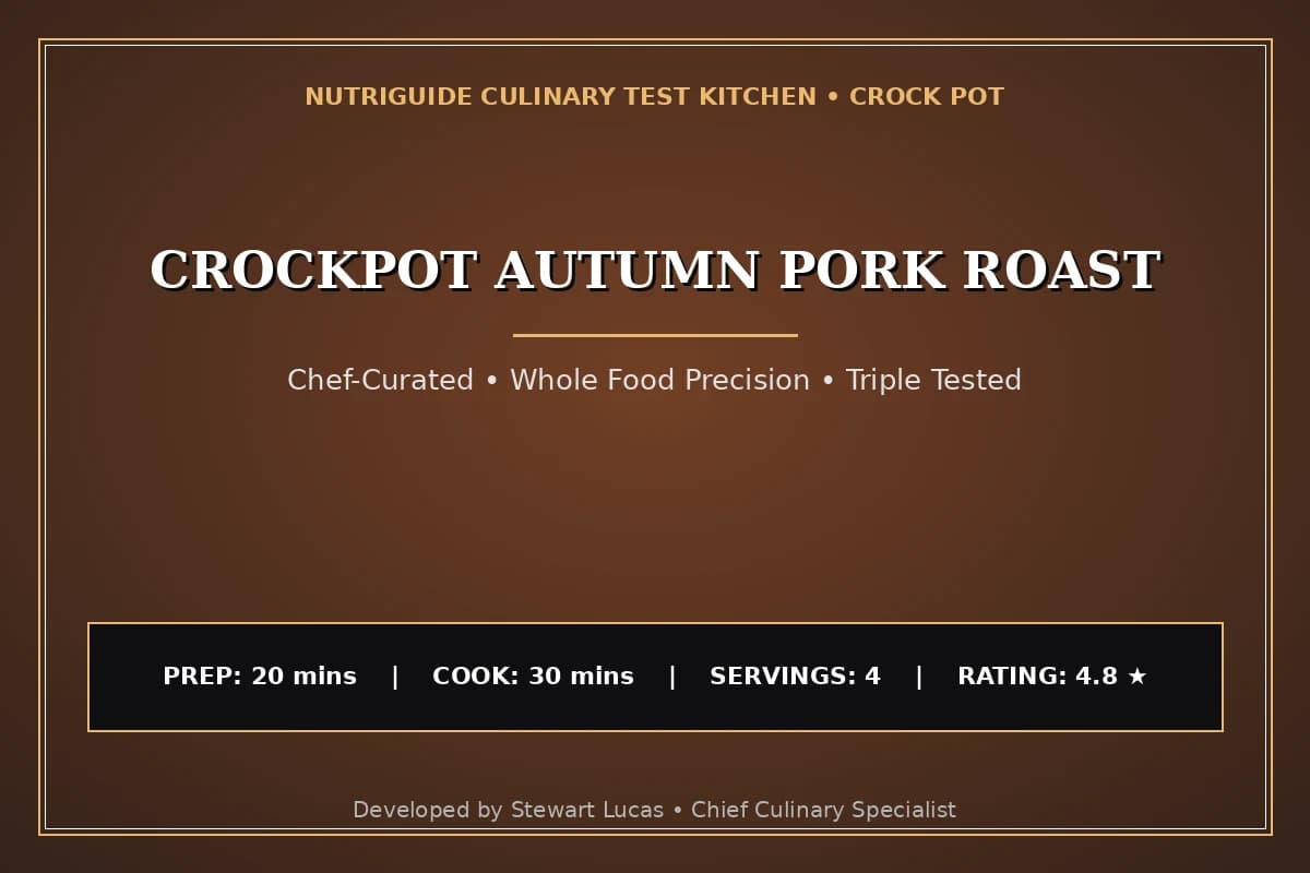 Crockpot Autumn Pork Roast