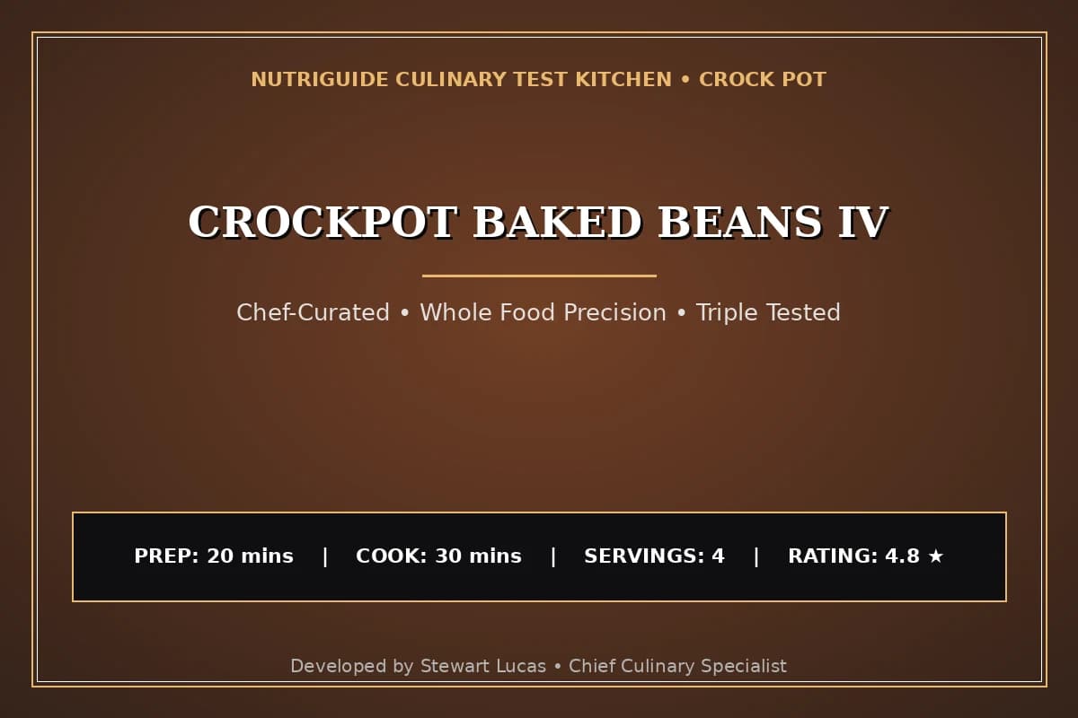 Crockpot Baked Beans Iv