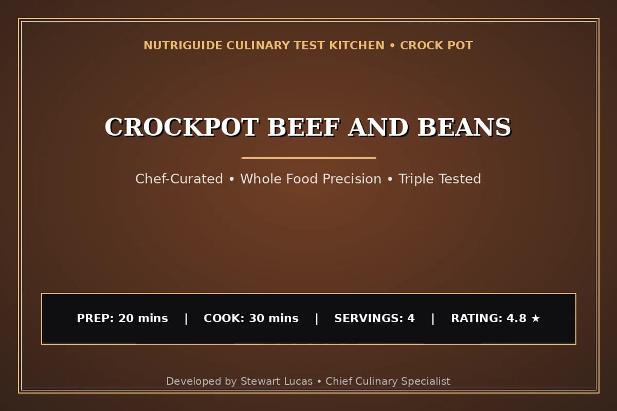 Crockpot Beef And Beans