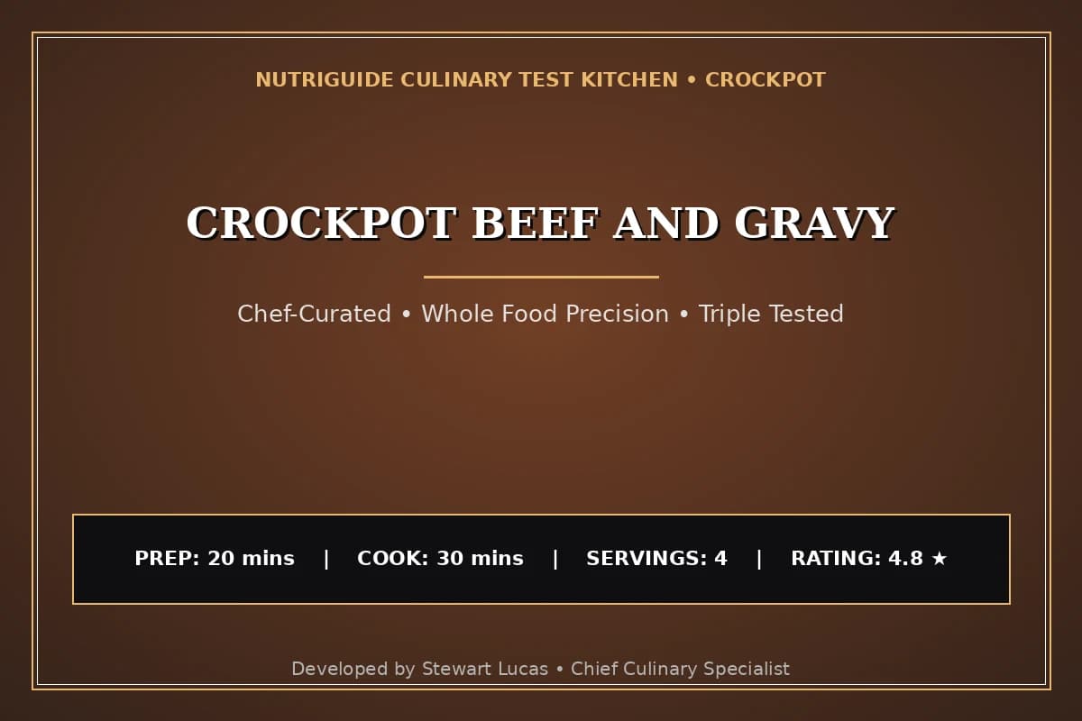 Crockpot Beef And Gravy
