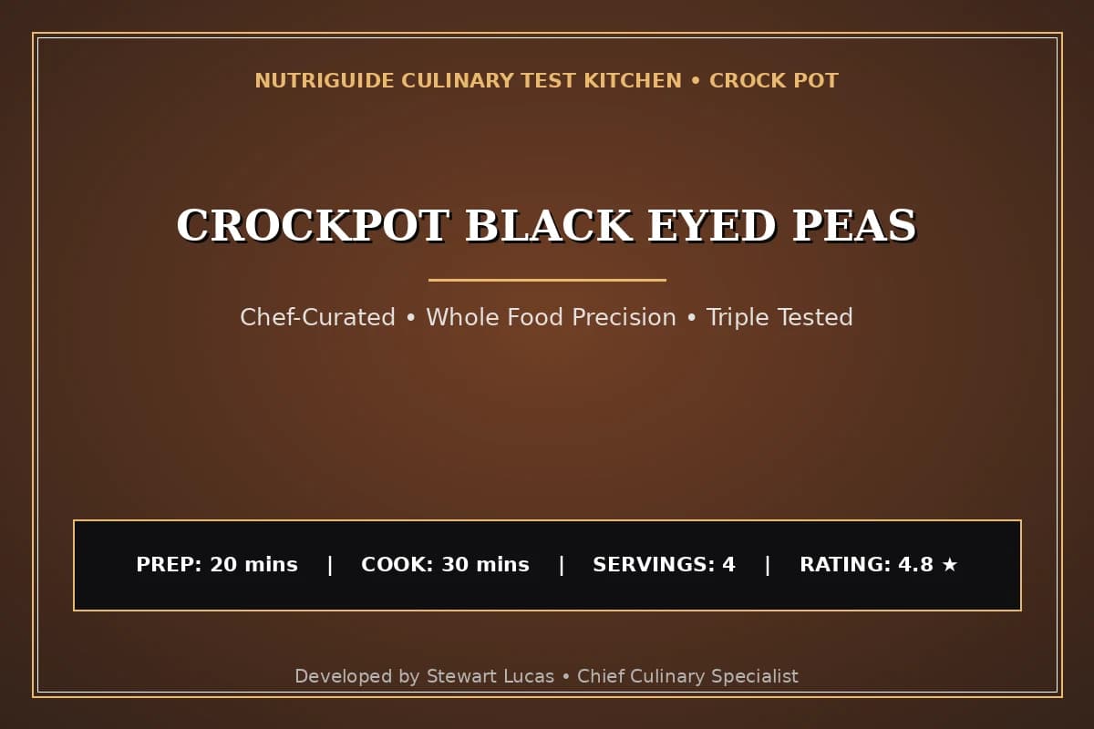 Crockpot Black Eyed Peas