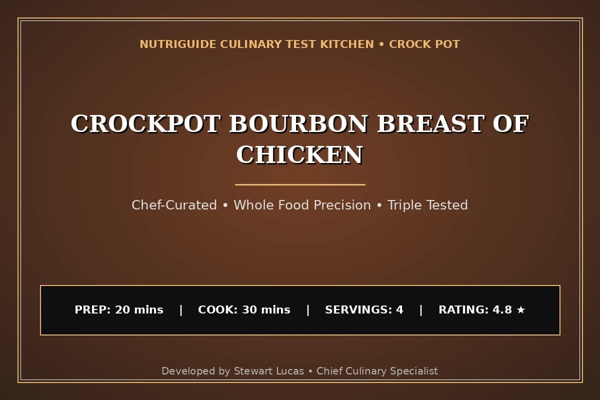 Crockpot Bourbon Breast Of Chicken