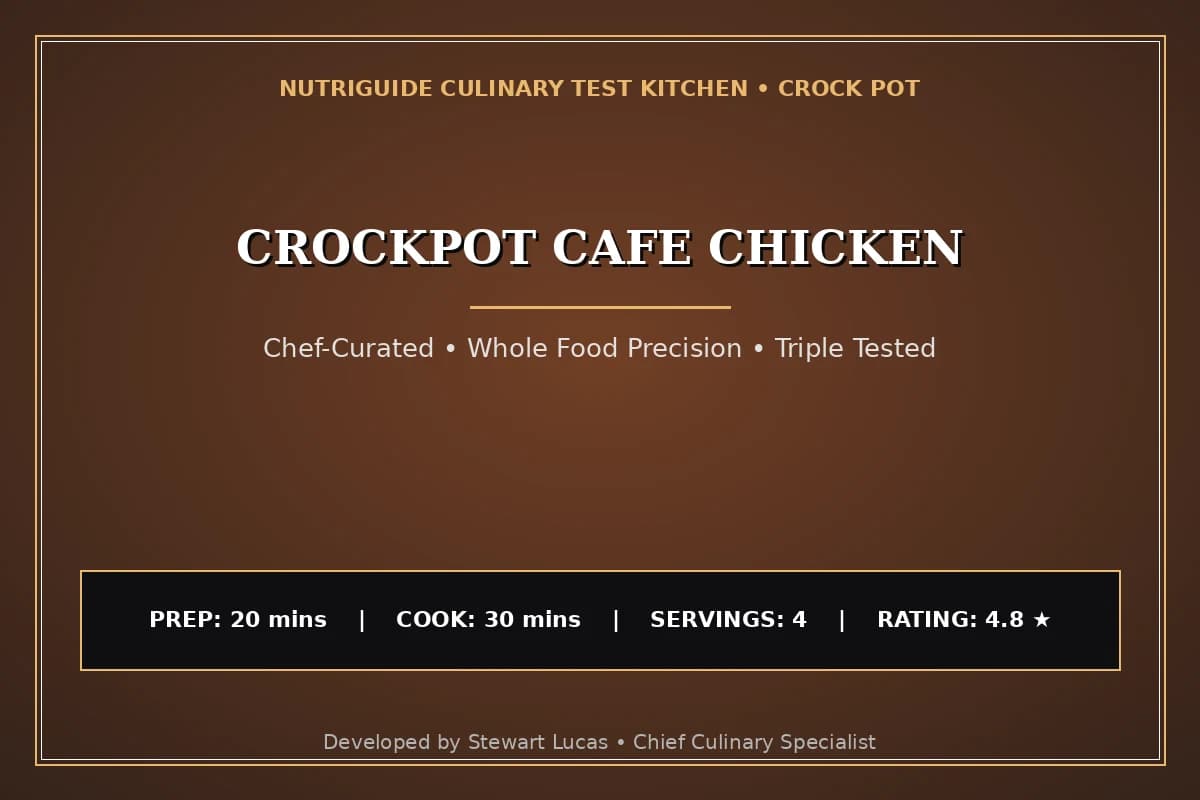 Crockpot Cafe Chicken