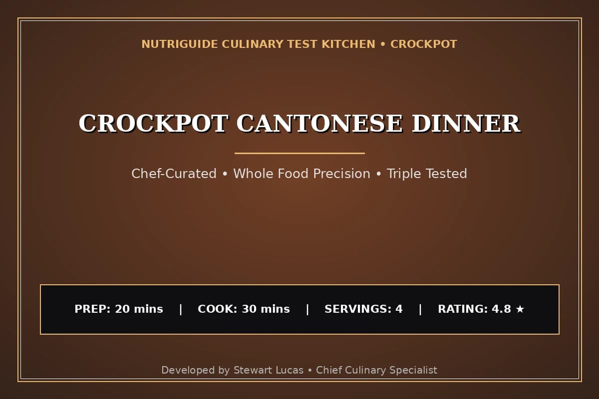 Crockpot Cantonese Dinner