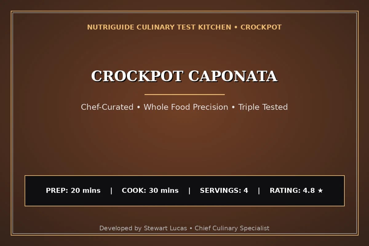 Crockpot Caponata