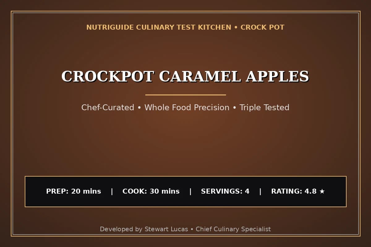 Crockpot Caramel Apples