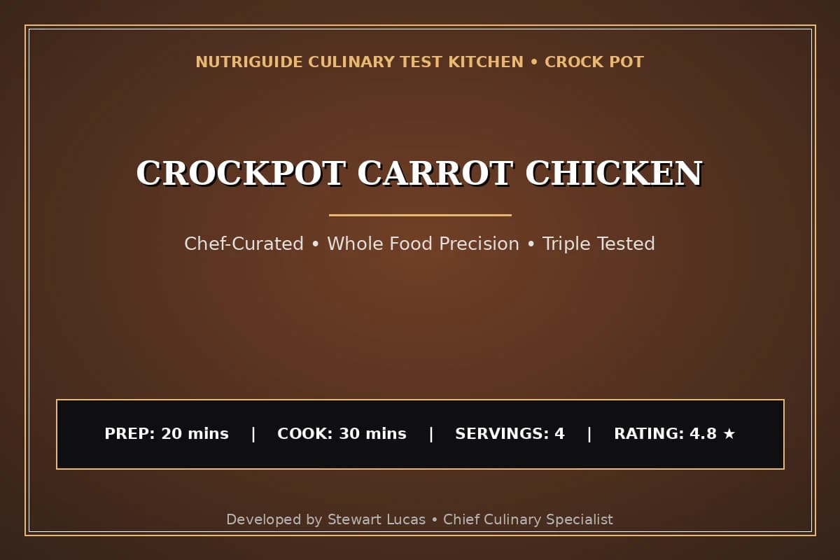 Crockpot Carrot Chicken
