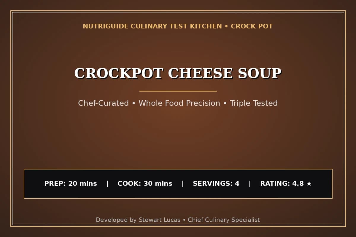 Crockpot Cheese Soup