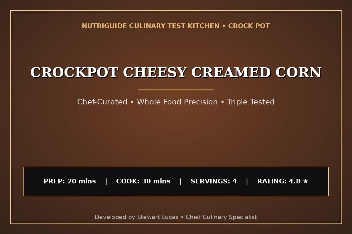 Crockpot Cheesy Creamed Corn