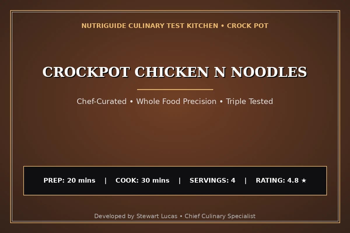 Crockpot Chicken N Noodles