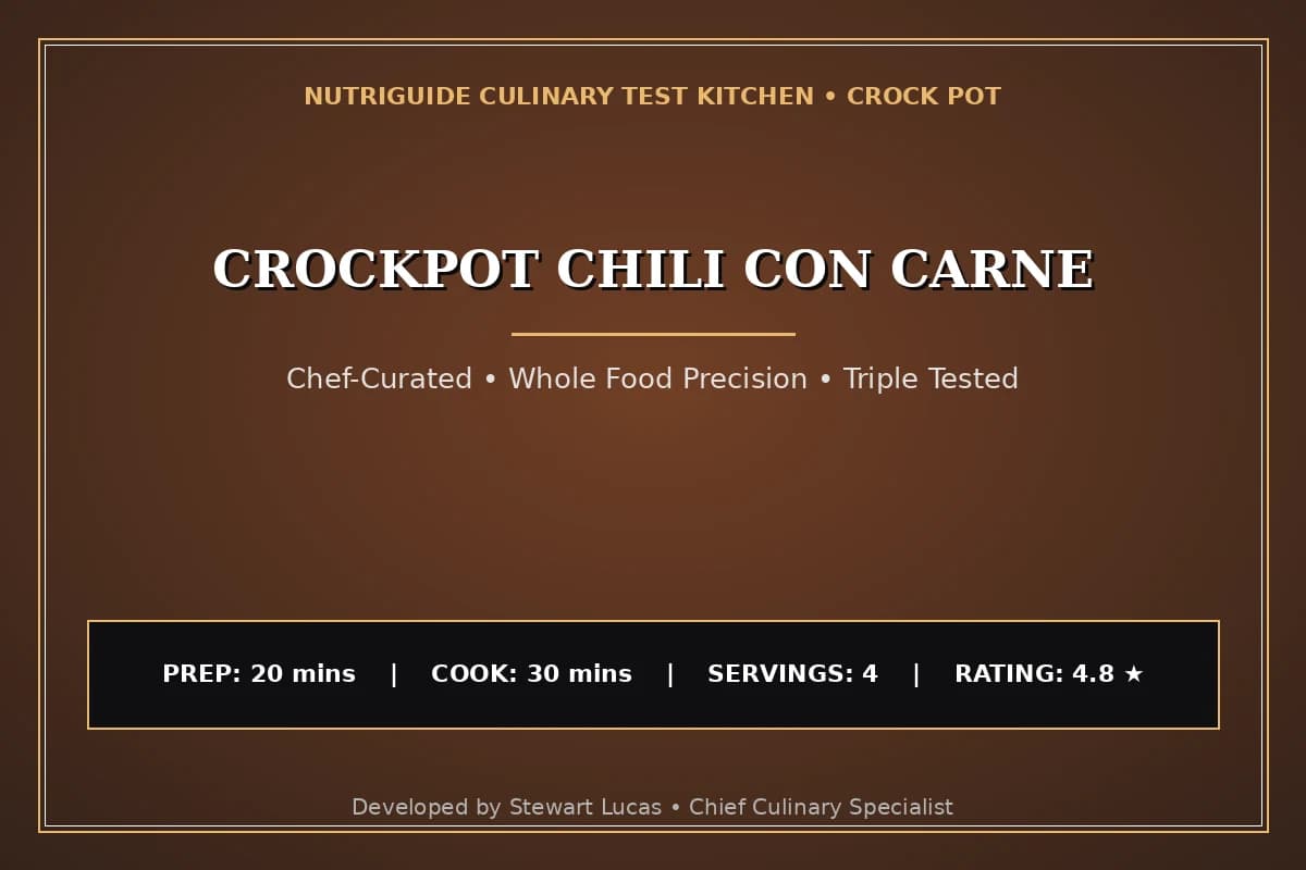 Crockpot Chili Con Carne