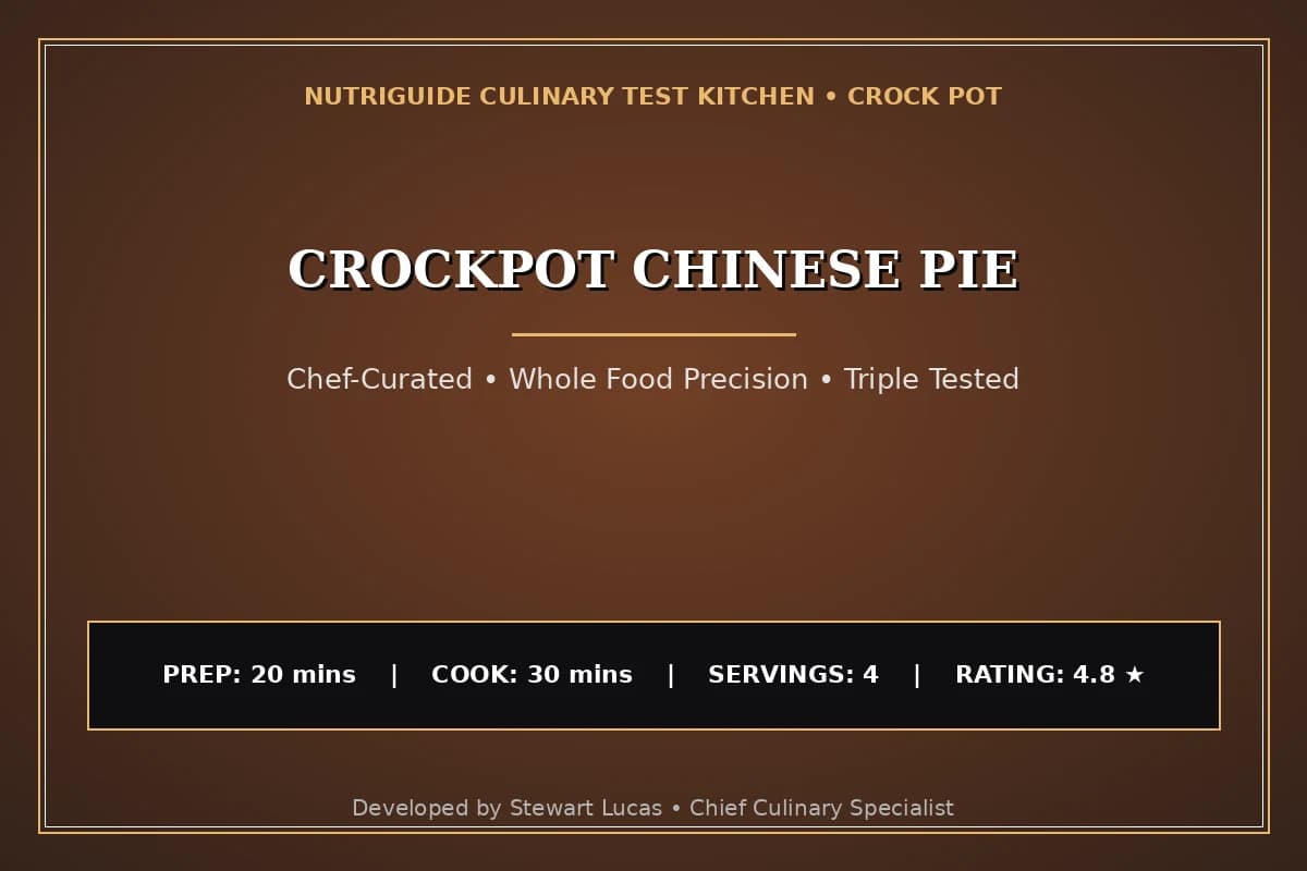 Crockpot Chinese Pie