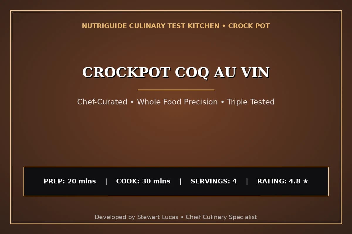 Crockpot Coq Au Vin