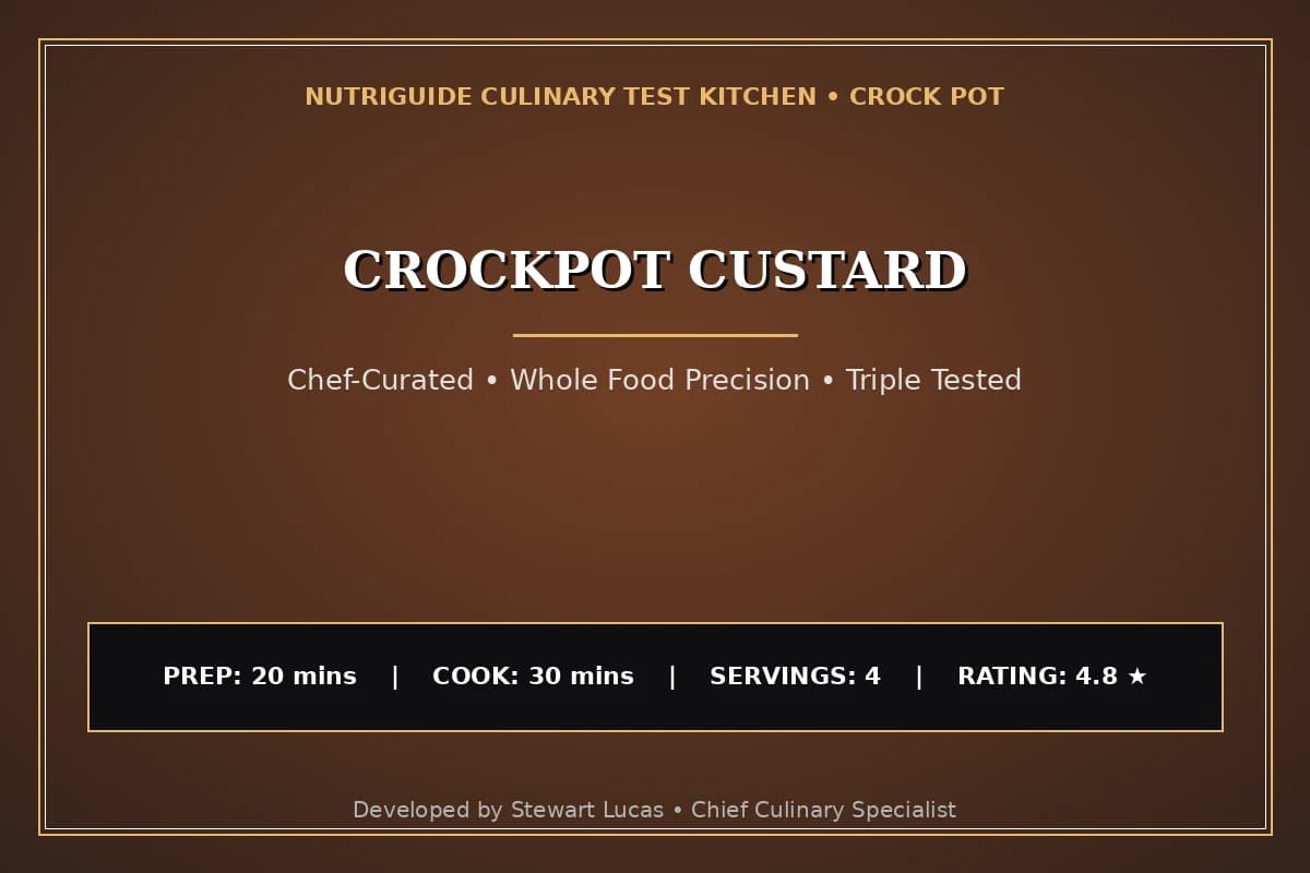 Crockpot Custard