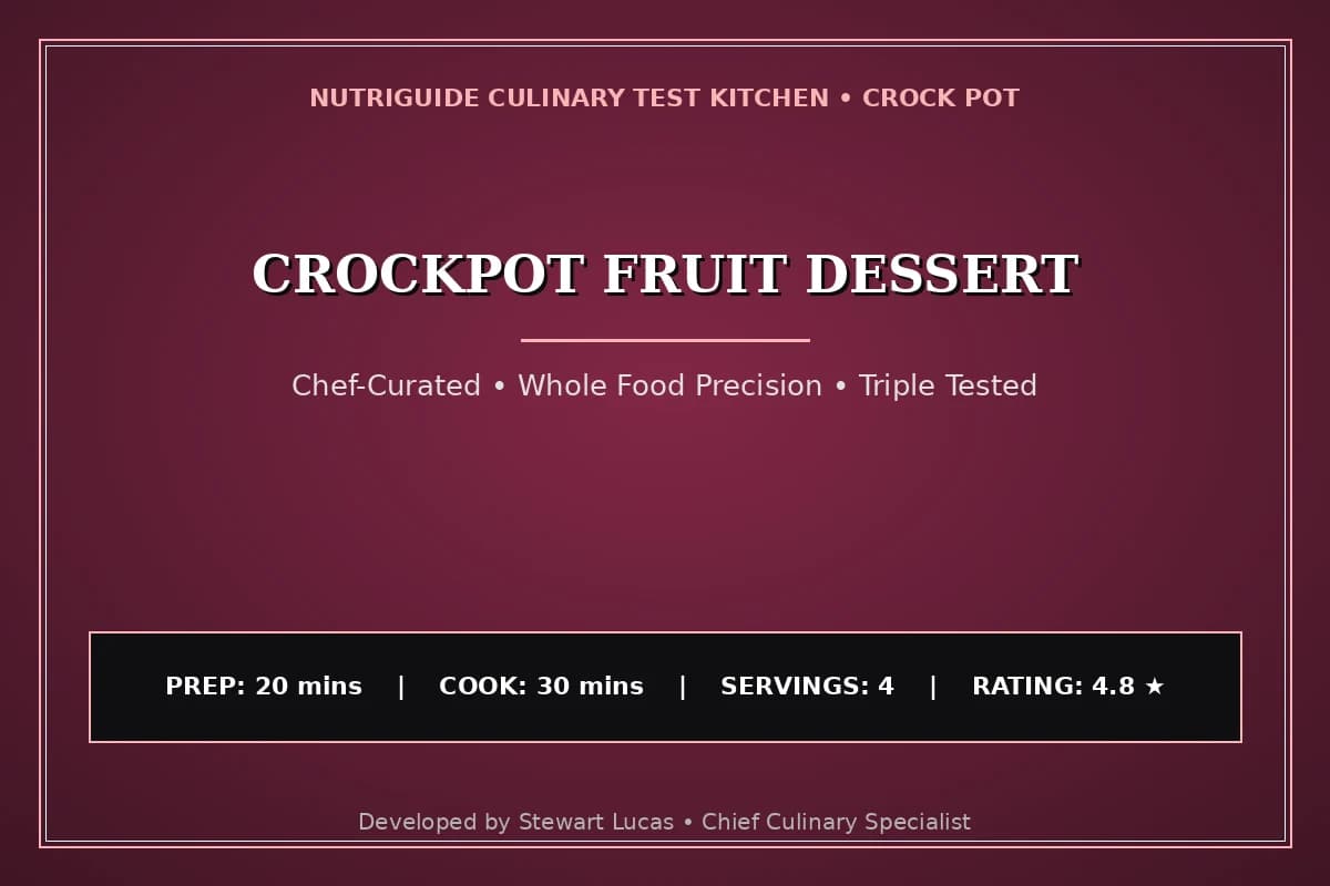 Crockpot Fruit Dessert