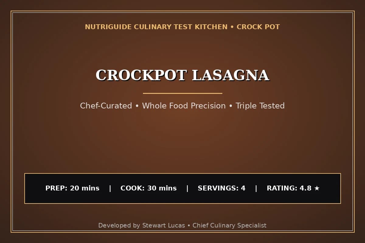 Crockpot Lasagna