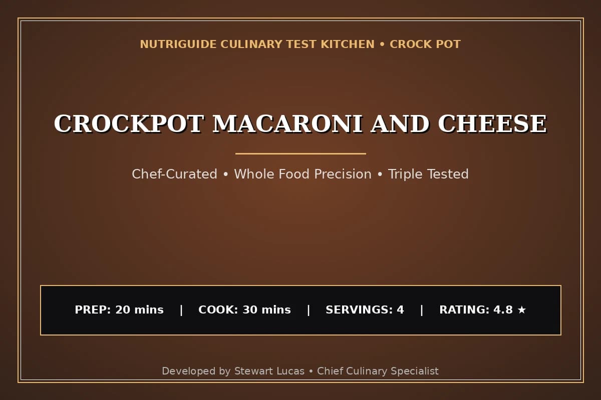 Crockpot Macaroni And Cheese