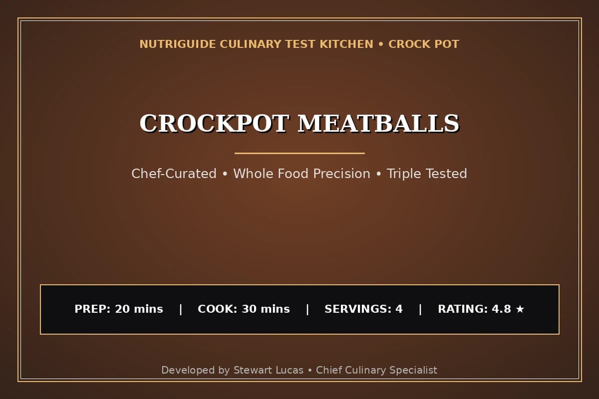 Crockpot Meatballs