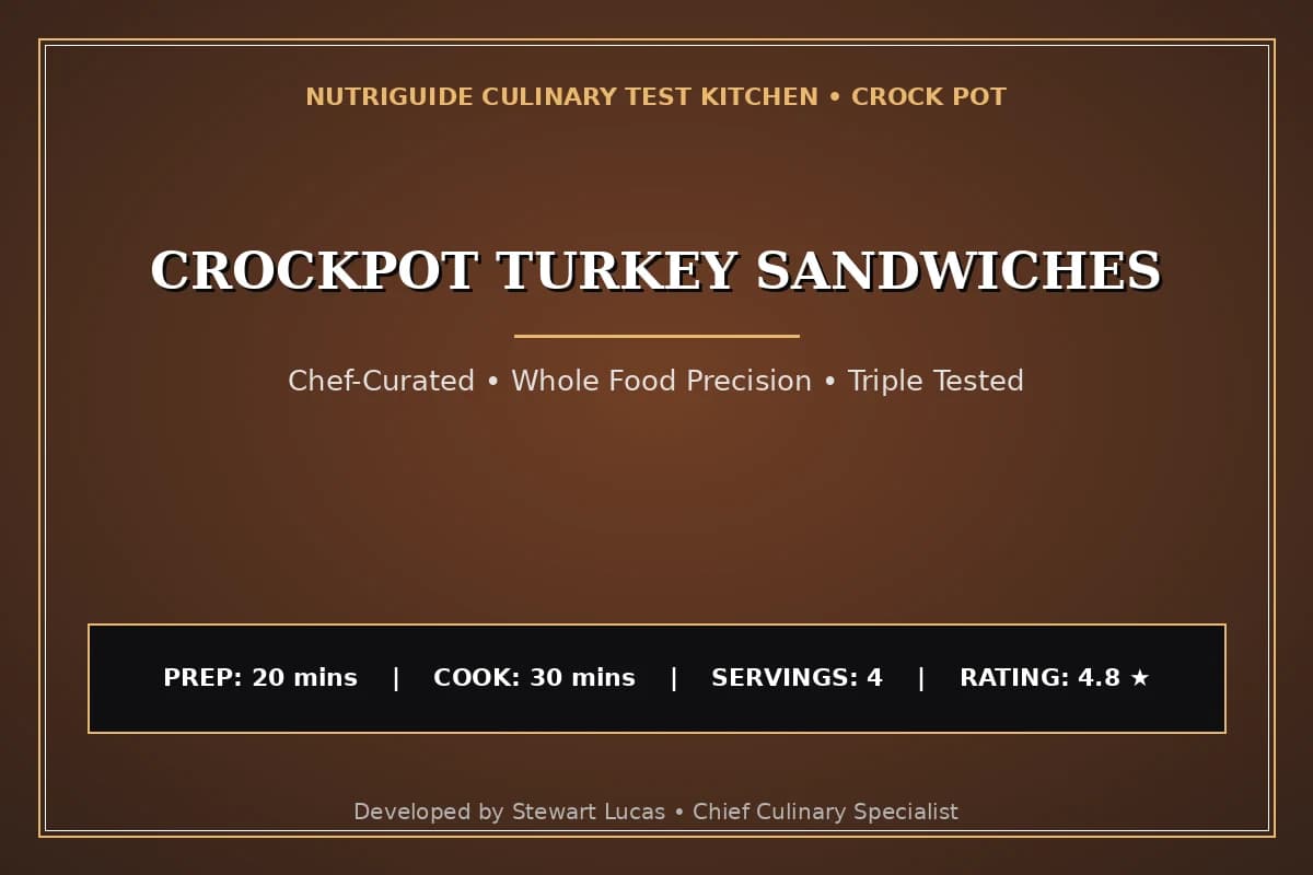 Crockpot Turkey Sandwiches