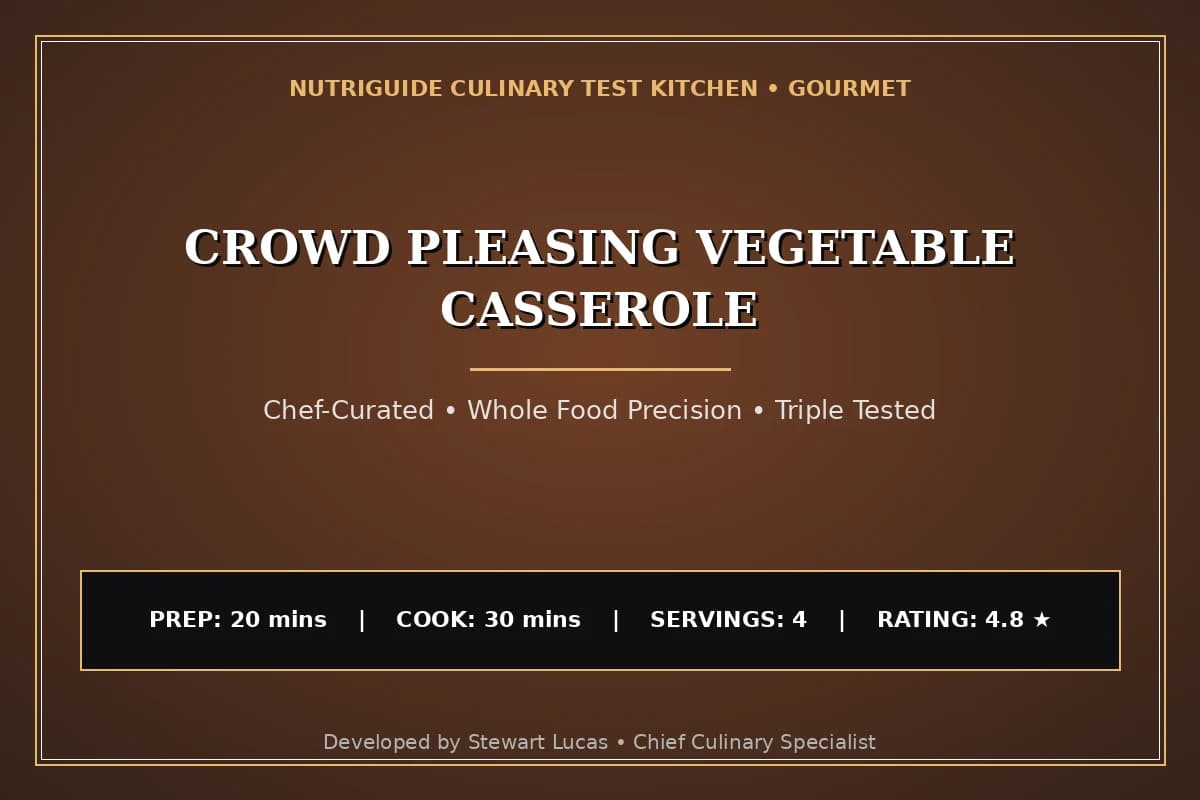 Crowd Pleasing Vegetable Casserole