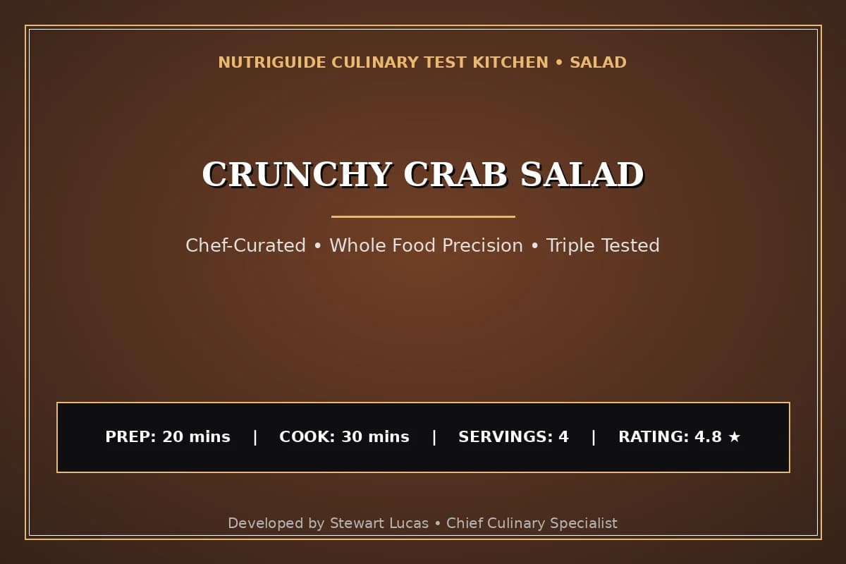 Crunchy Crab Salad