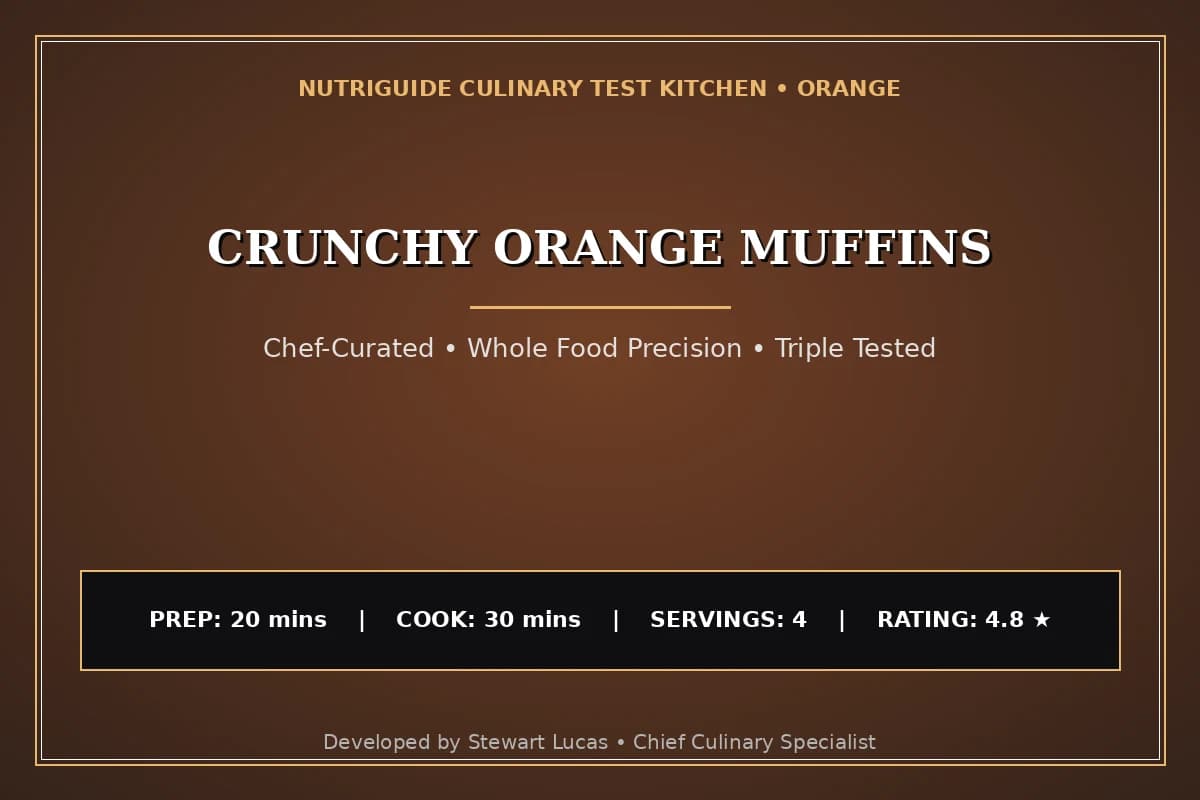 Crunchy Orange Muffins