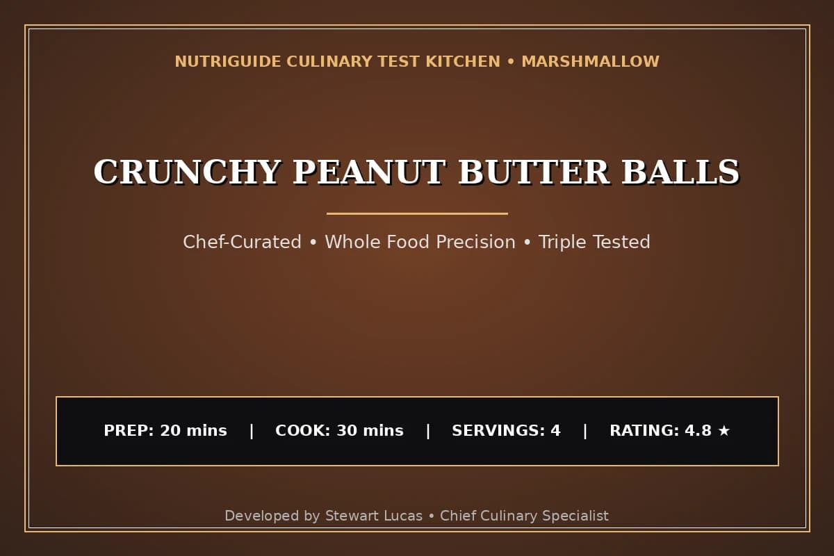 Crunchy Peanut Butter Balls