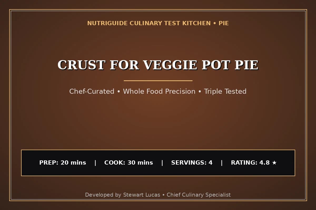 Crust For Veggie Pot Pie