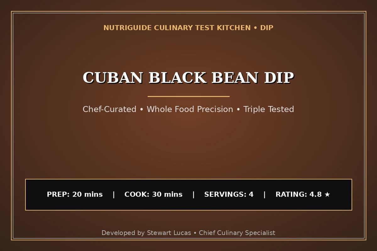 Cuban Black Bean Dip