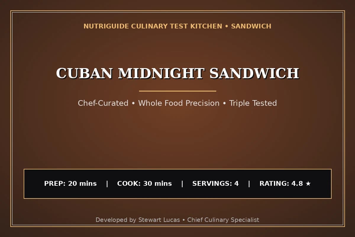 Cuban Midnight Sandwich