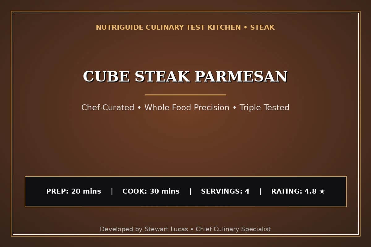 Cube Steak Parmesan