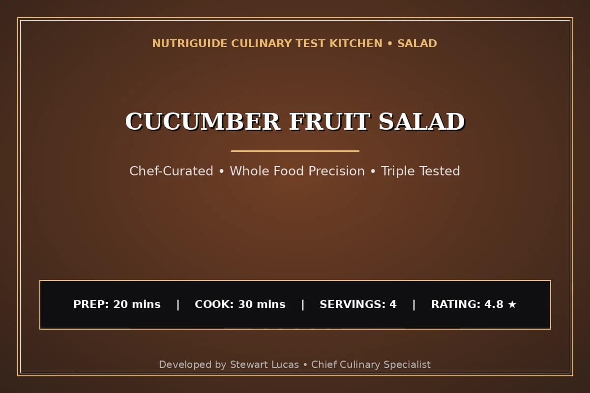 Cucumber Fruit Salad