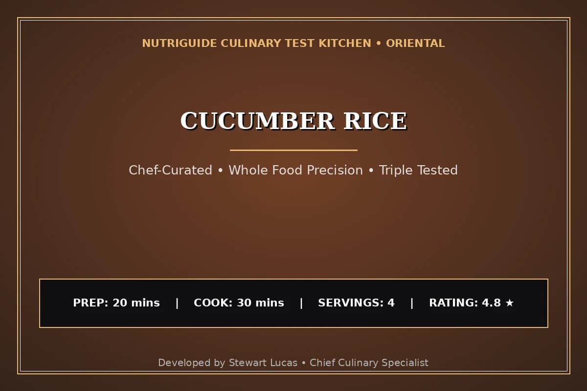 Cucumber Rice