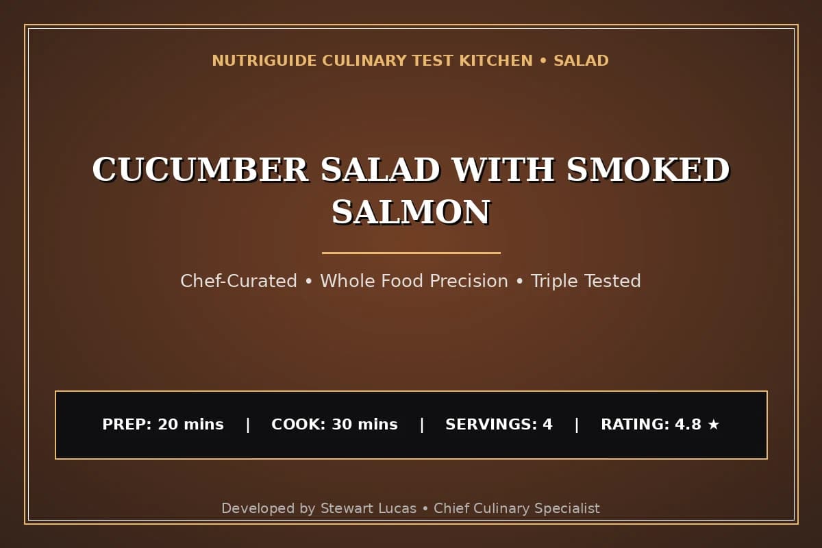 Cucumber Salad With Smoked Salmon