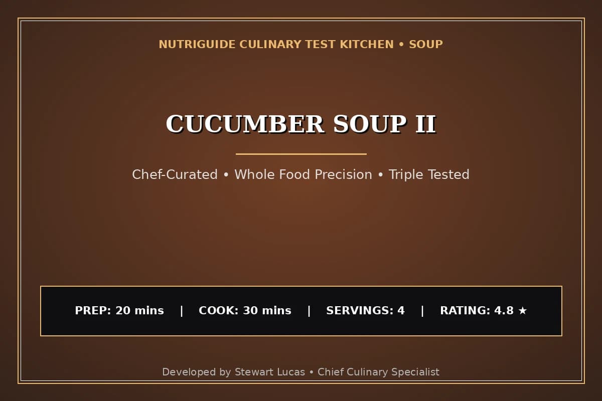 Cucumber Soup Ii