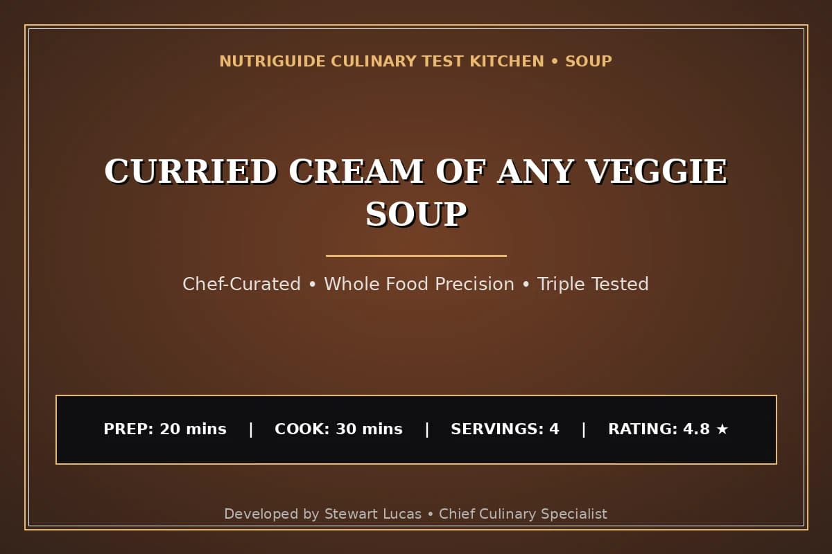 Curried Cream Of Any Veggie Soup