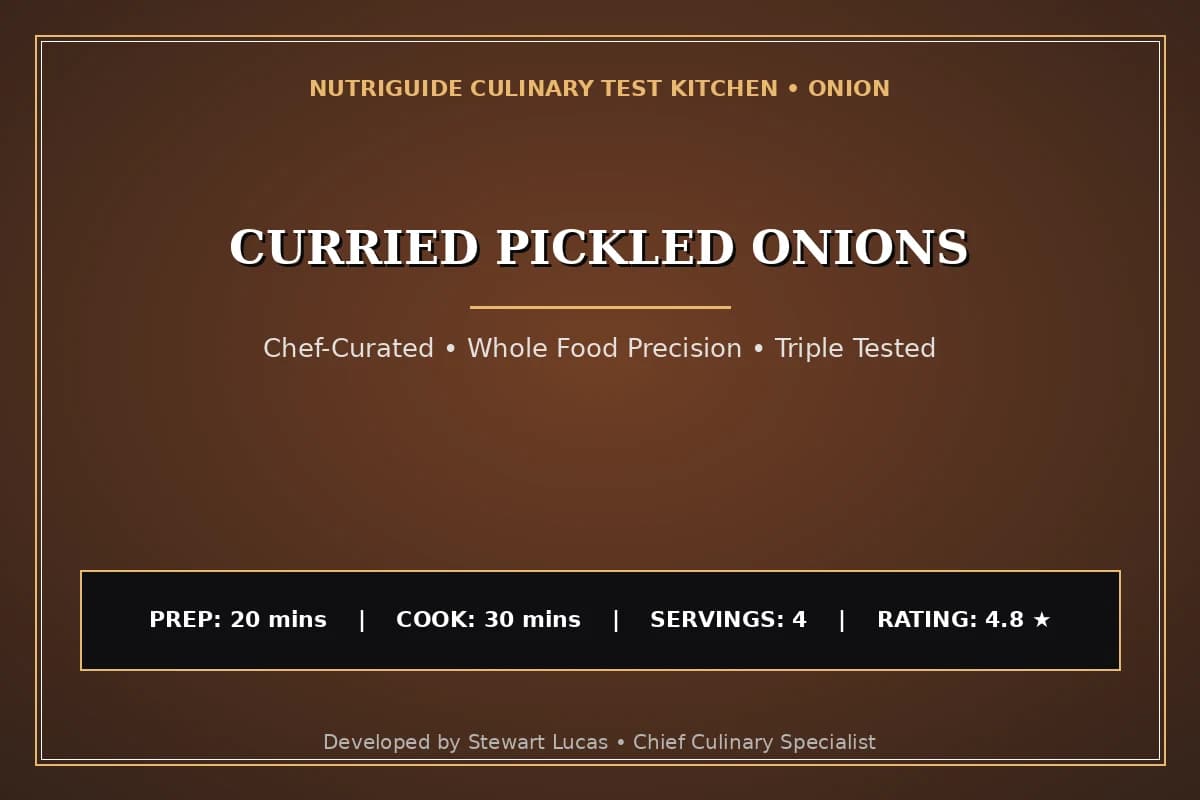 Curried Pickled Onions