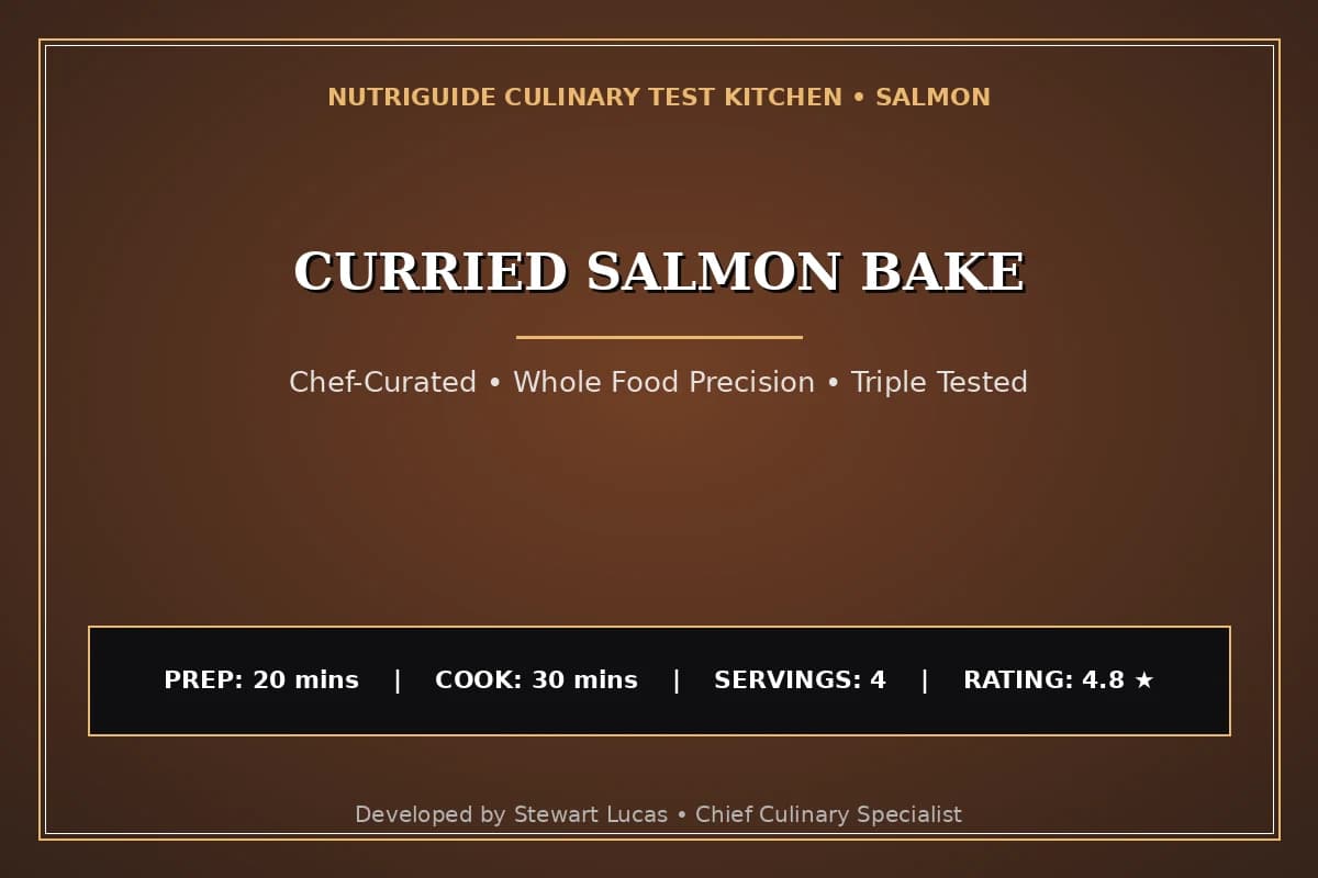Curried Salmon Bake