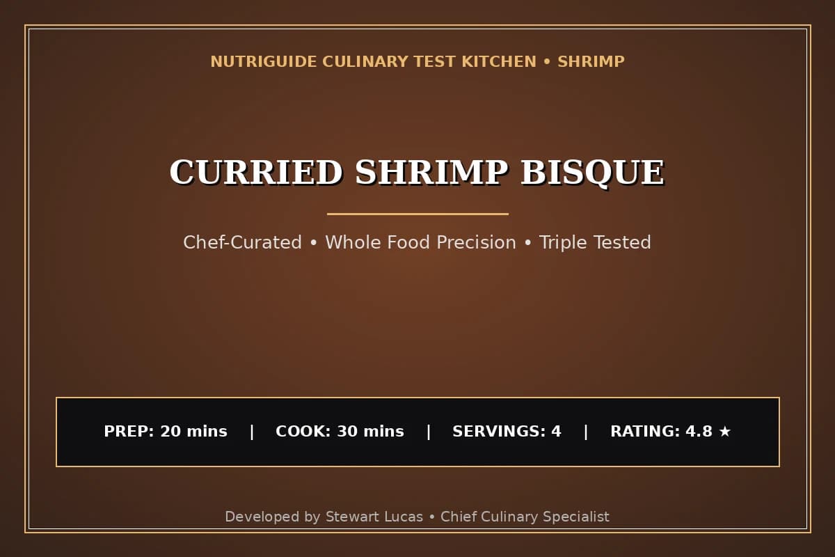 Curried Shrimp Bisque