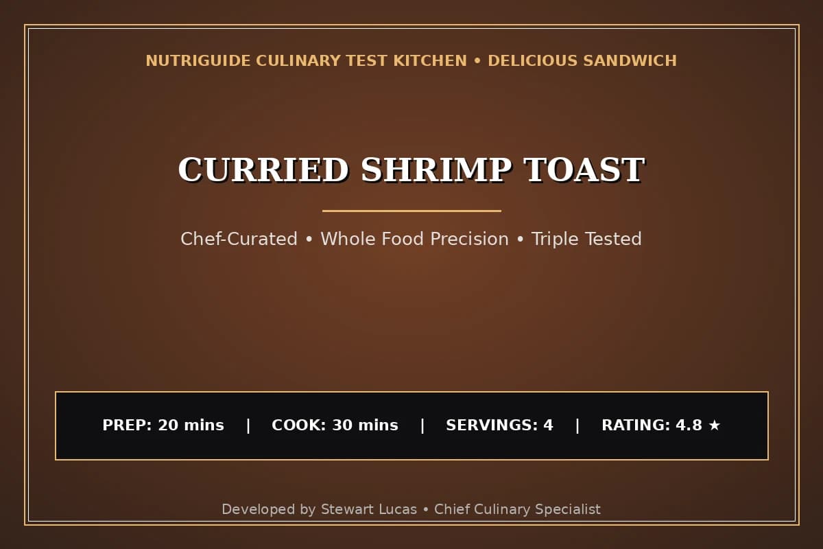 Curried Shrimp Toast