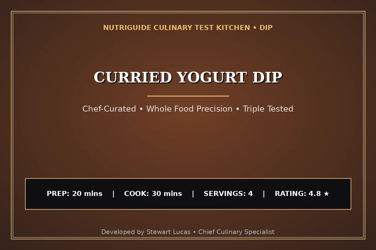 Curried Yogurt Dip