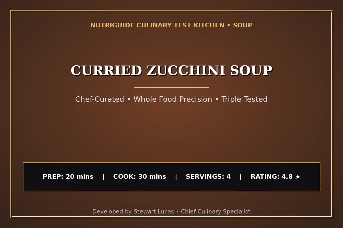 Curried Zucchini Soup