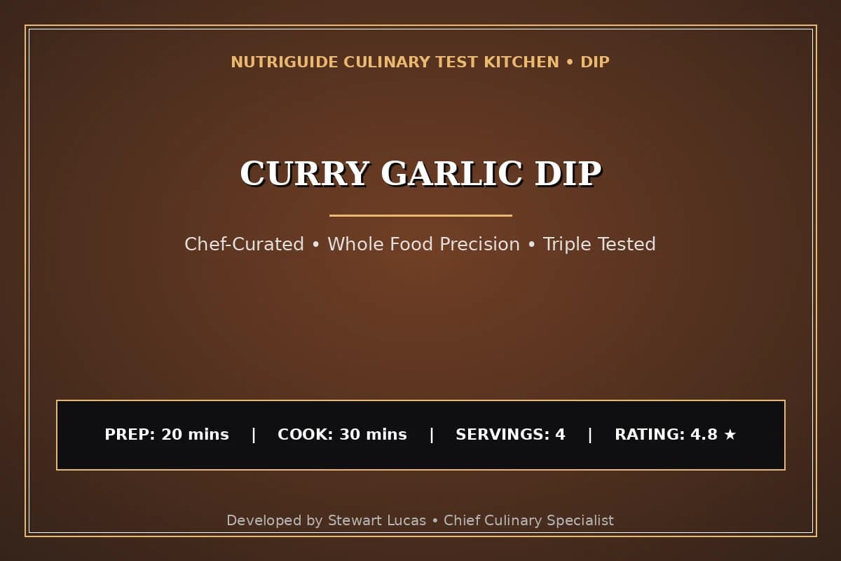Curry Garlic Dip