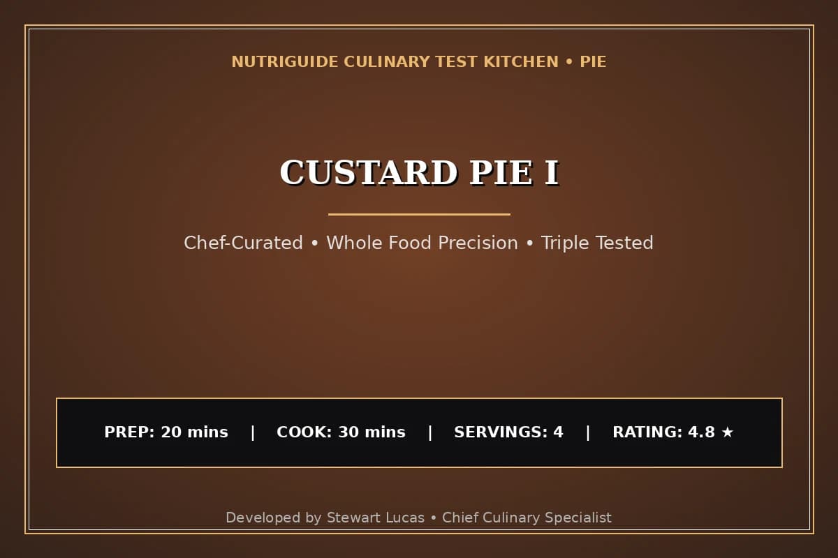 Custard Pie I