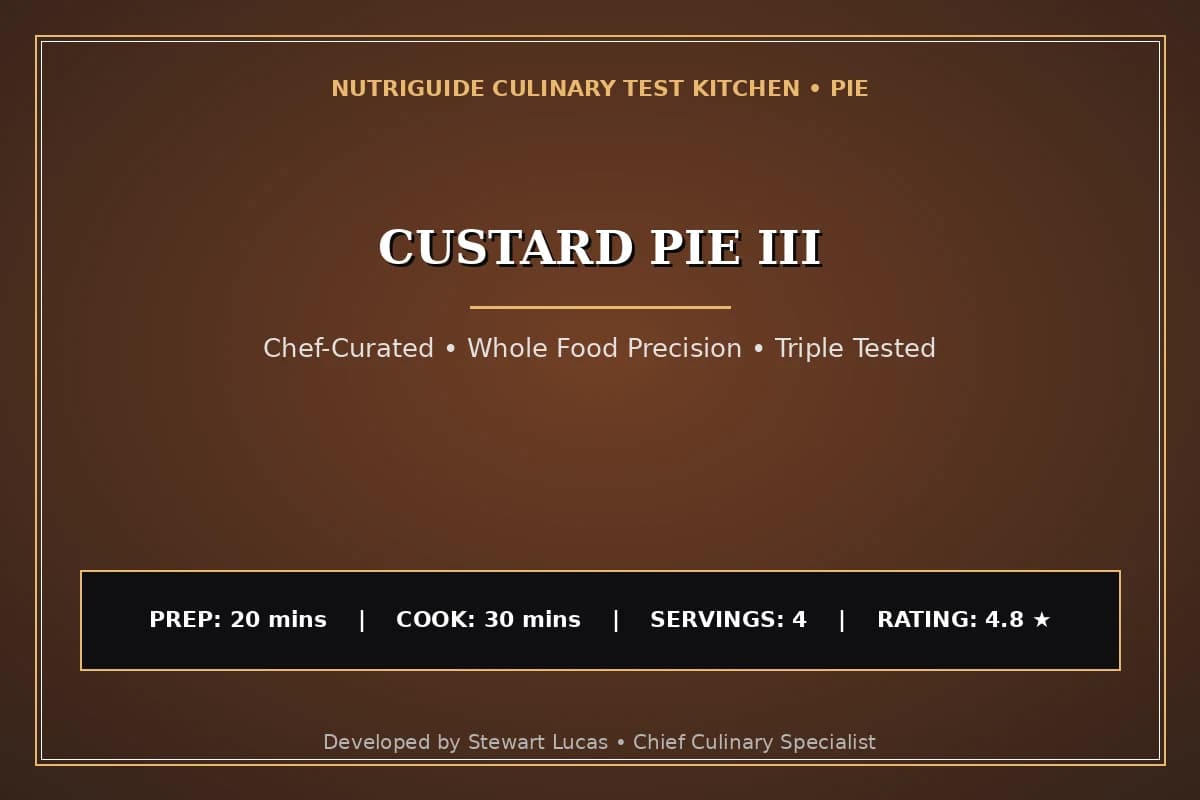 Custard Pie Iii