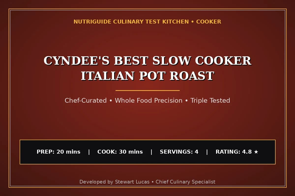 Cyndee'S Best Slow Cooker Italian Pot Roast