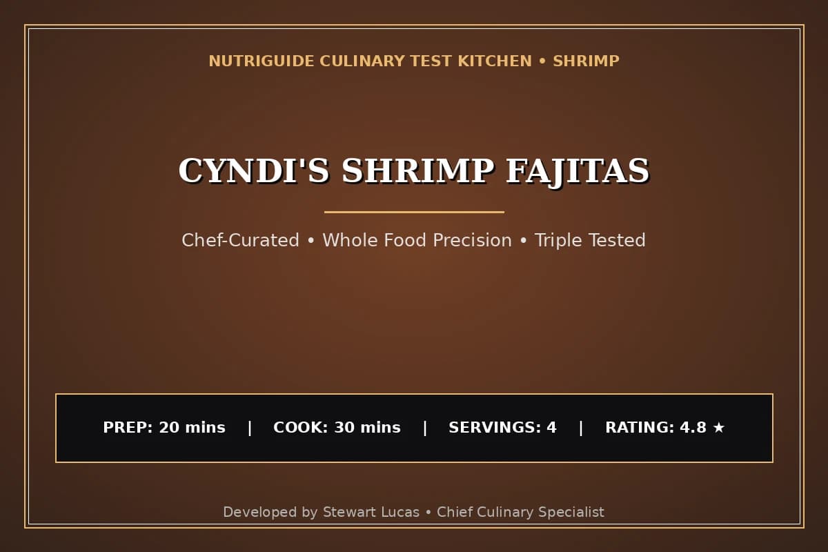 Cyndi'S Shrimp Fajitas