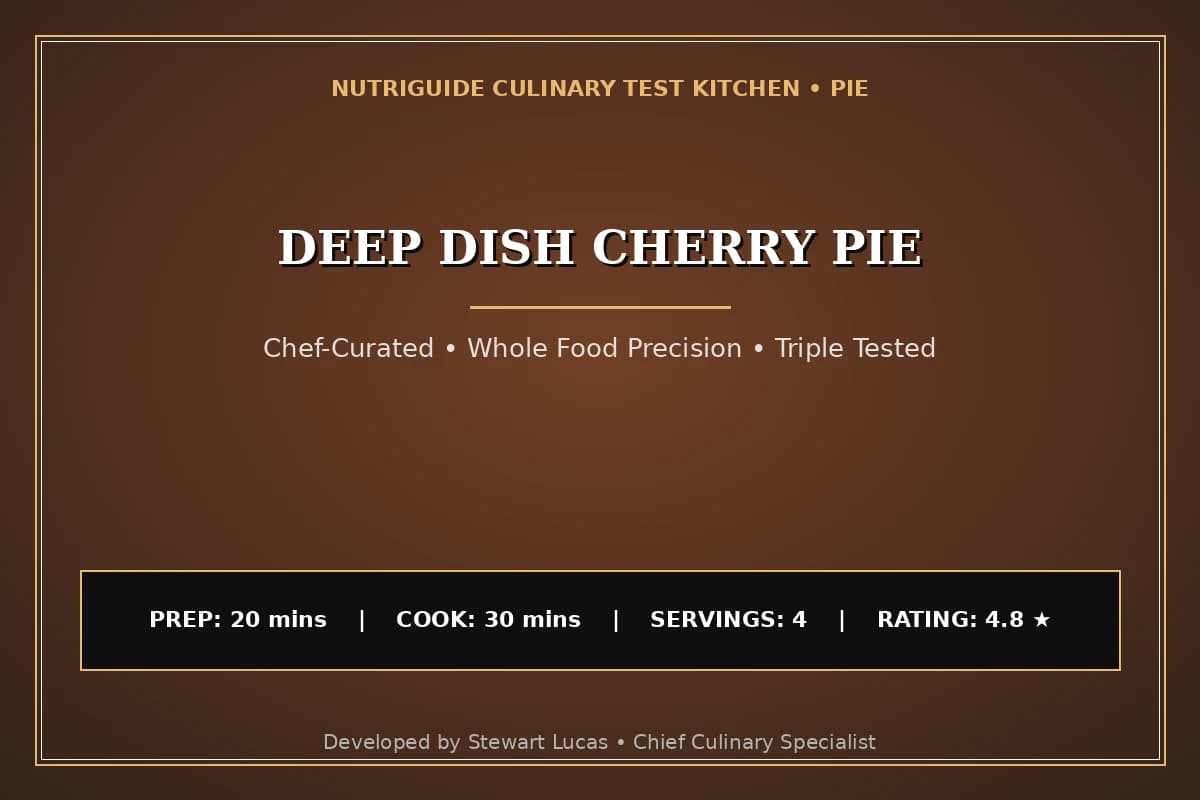Deep Dish Cherry Pie