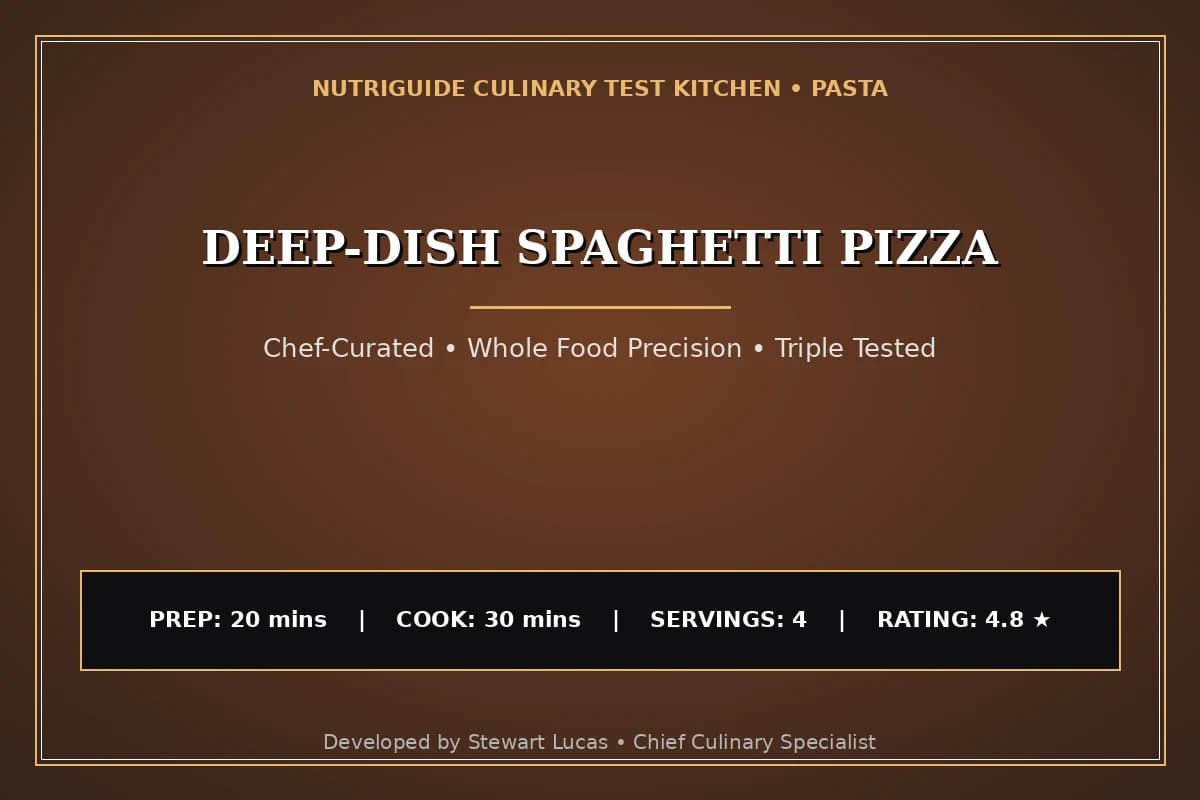 Deep-Dish Spaghetti Pizza