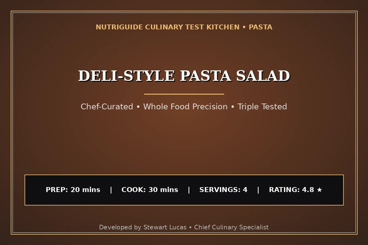 Deli-Style Pasta Salad